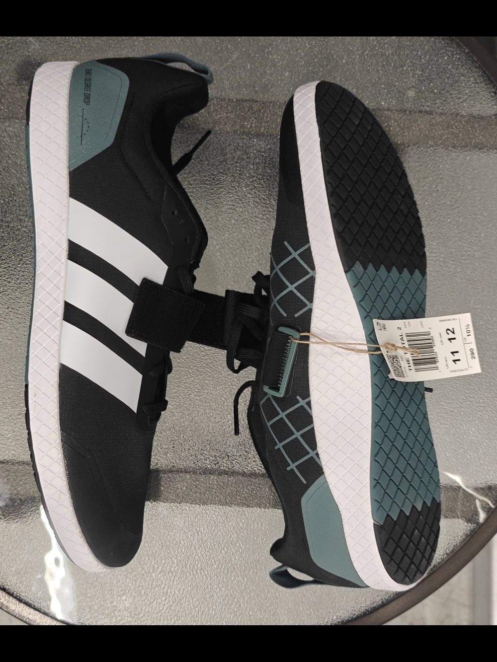 Adidas The Total Weightlifting Shoes Men’s Size 11 Core Black Grey JP9870 Powerl